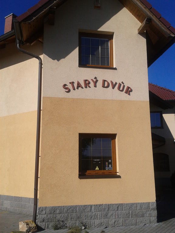 Penzion Starý dvůr Nové Dvory Exterior foto