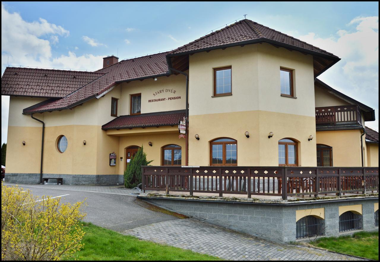 Penzion Starý dvůr Nové Dvory Exterior foto